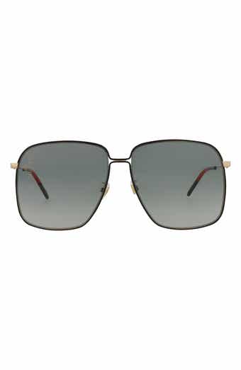 Novelty 61mm Oversize Square Sunglasses