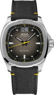 MIDO Multifort TV Big Date Automatic Webbing Strap Watch, 39.2mm x 40mm