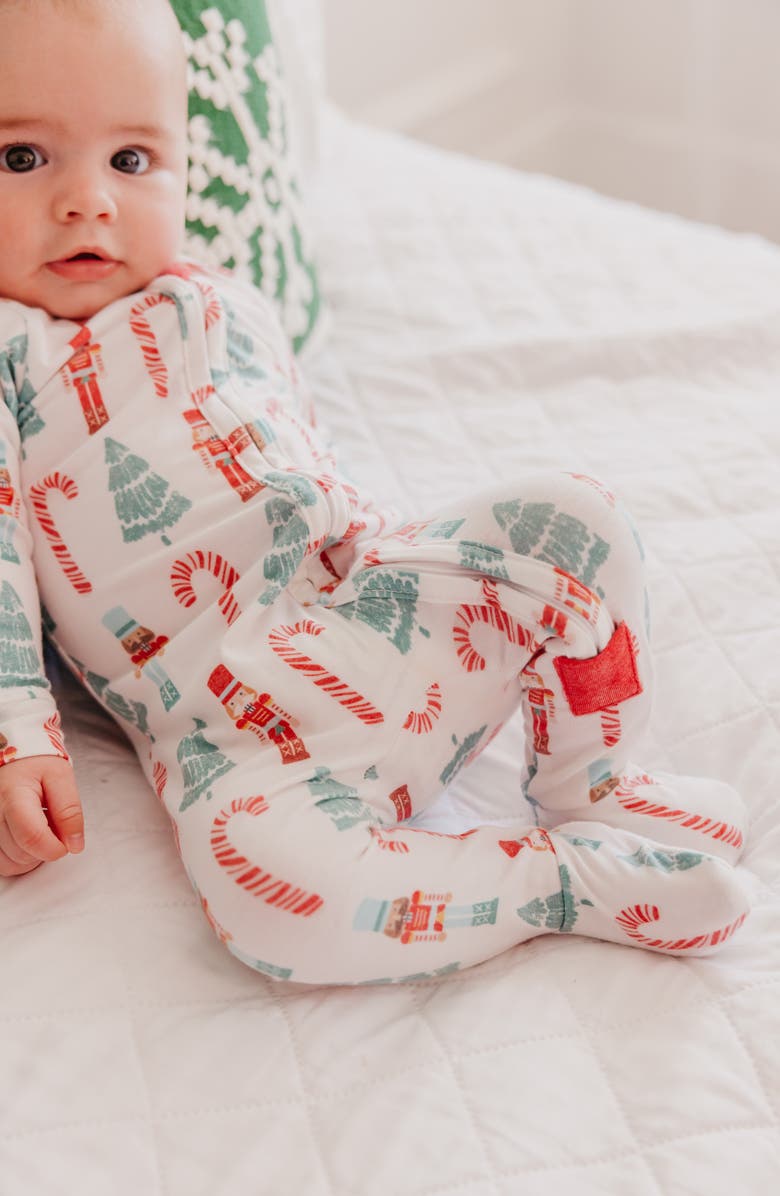 Copper Pearl Nicholoas Zip Footie, Alternate, color, Nicholas