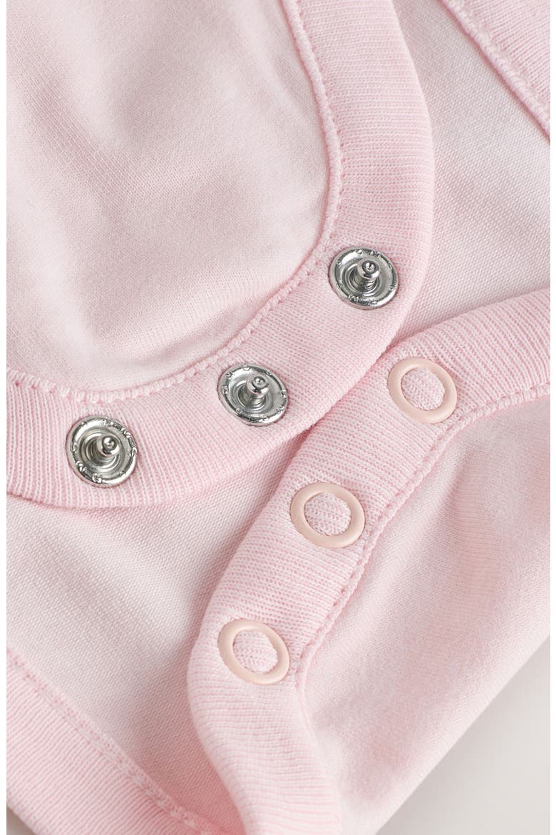 Flower Heart Overalls & Bodysuit Set, Alternate, color, PINK