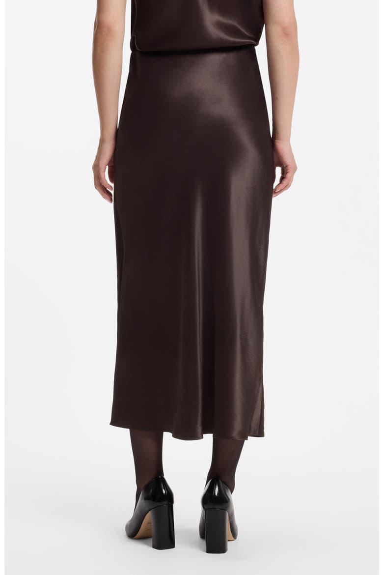 Vesatie Satin Midi Skirt, Alternate, color, MOLE