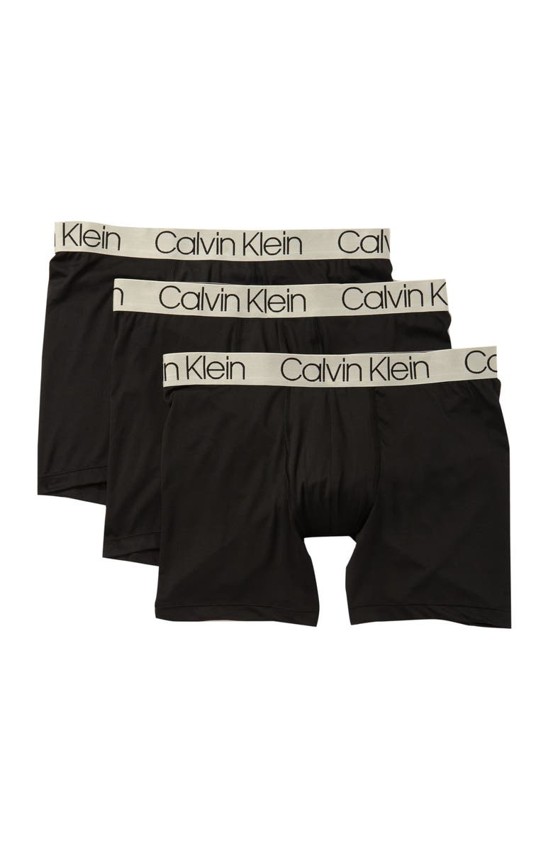 Calvin Klein 3-Pack Performance Boxer Briefs, Main, color, 