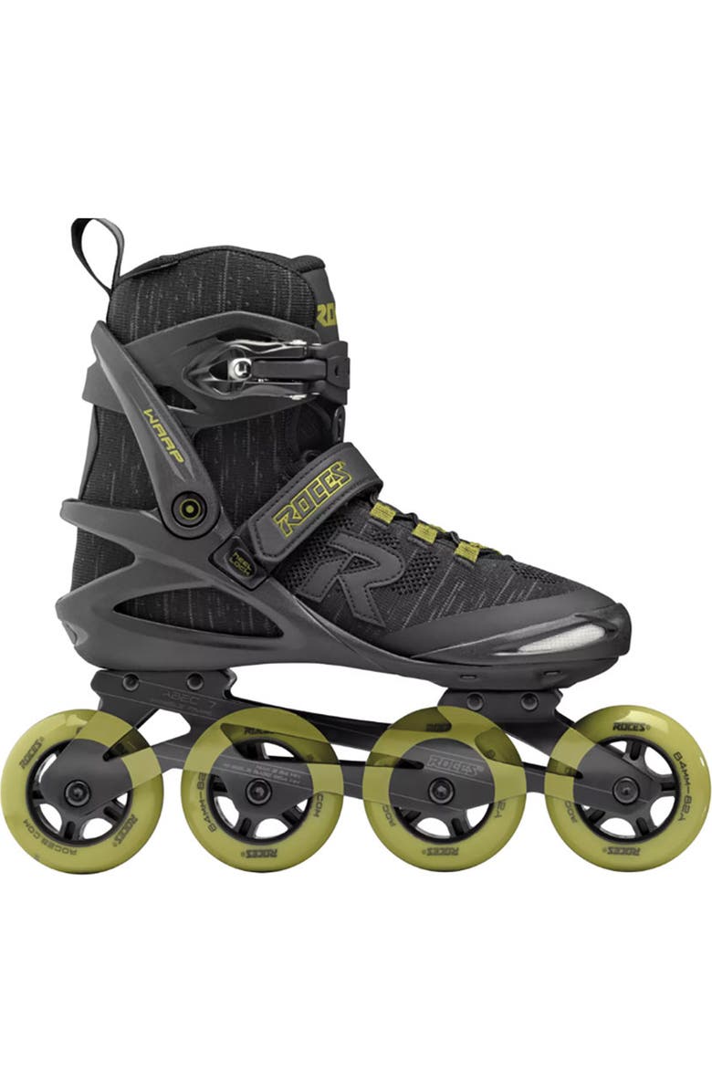 Roces Warp Thread TIF Mens Inline Skates, Main, color, Black/Olive Green