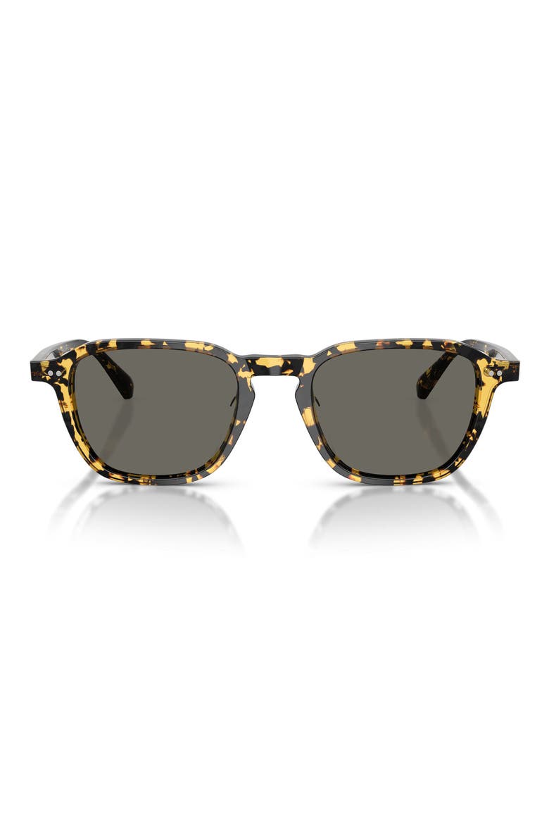 Emryn 50mm Pillow Sunglasses, Main, color, TOKYO TORTOISE / CARBON GREY