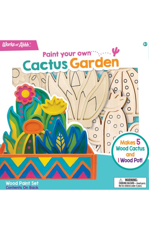 Cactus Garden Wood Craft Kit
