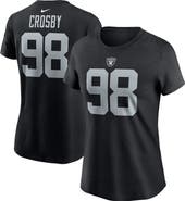 Nike Women's Nike Maxx Crosby Black Las Vegas Raiders Player Name & Number T-Shirt