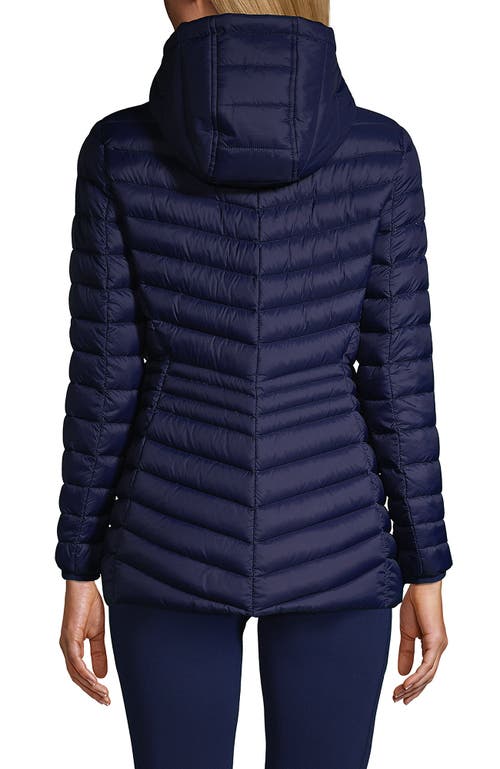 Lands' End Ultralight Packable Down Jacket In Deep Sea Navy