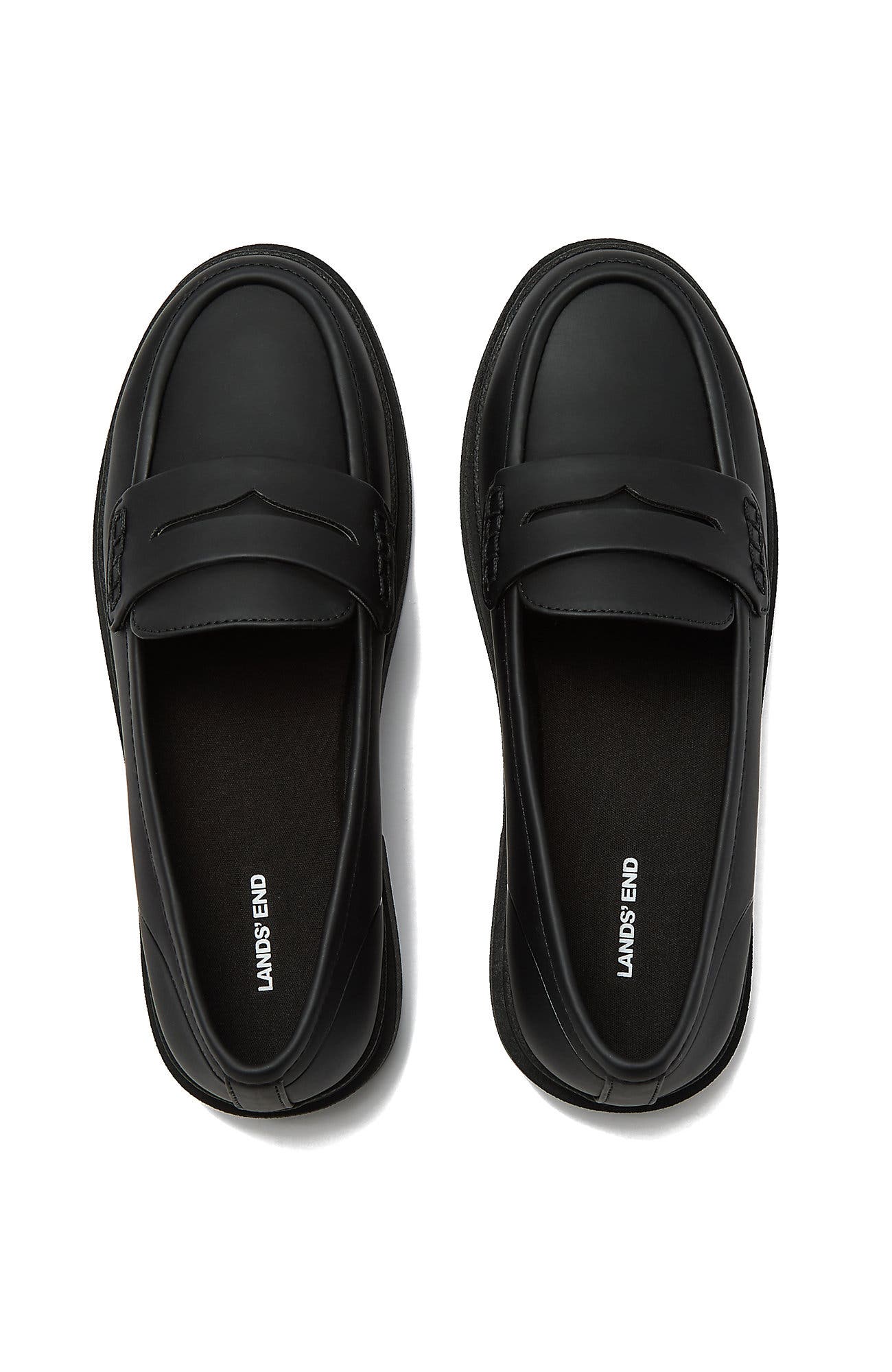 Lands' End All Weather Slip On Penny Loafers, Alternate, color, 