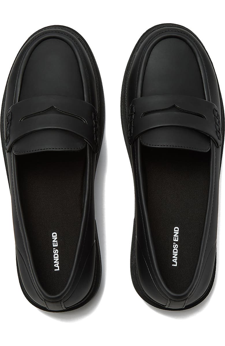 Lands' End All Weather Slip On Penny Loafers, Alternate, color,