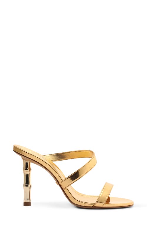 Arezzo Brooke High Stiletto Sandal In Gold