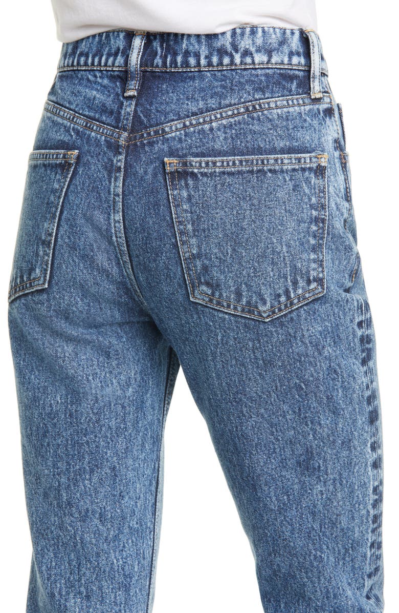 MOUSSY Acid Wash Boyfriend Crop Skinny Jeans, Alternate, color, 