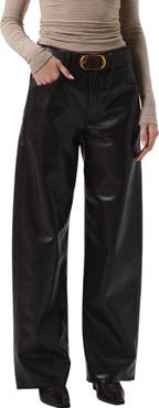 Citizens of Humanity Ayla Baggy Recycled Leather Blend Pants