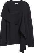 Courrèges Merino Wool Wrap Sweater