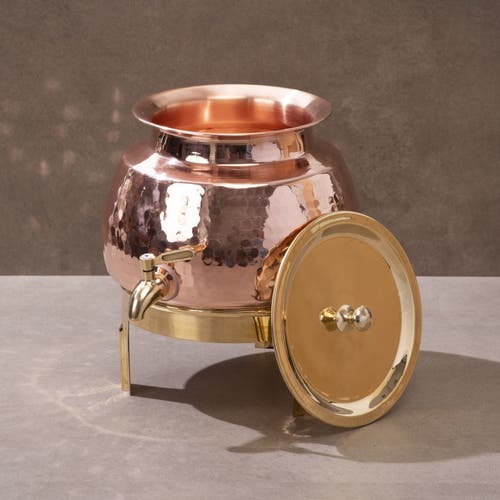 P-tal Copper Water Dispenser In Brown