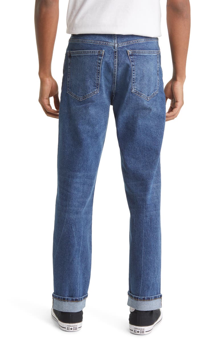 DL1961 Noah Tapered Straight Leg Jeans, Alternate, color, Dark Keys Cuffed