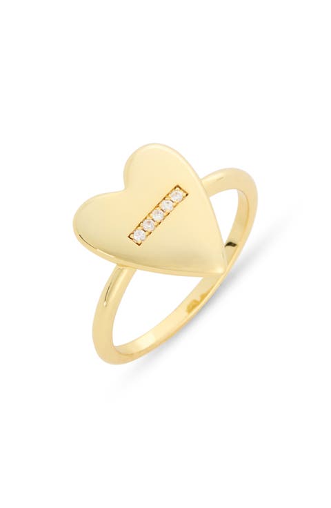 Demi-Fine Cubic Zirconia Heart Ring