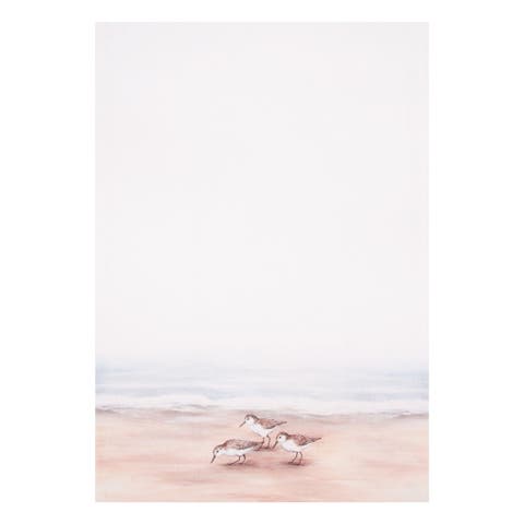 Sandpiper Coastal Shores 100% Cotton Graphic Print Handtowel