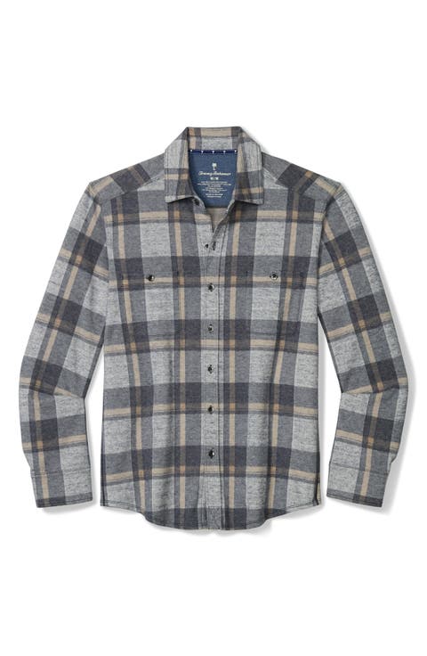 Fireside Los Alamos Plaid Long Sleeve Button-Up Shirt
