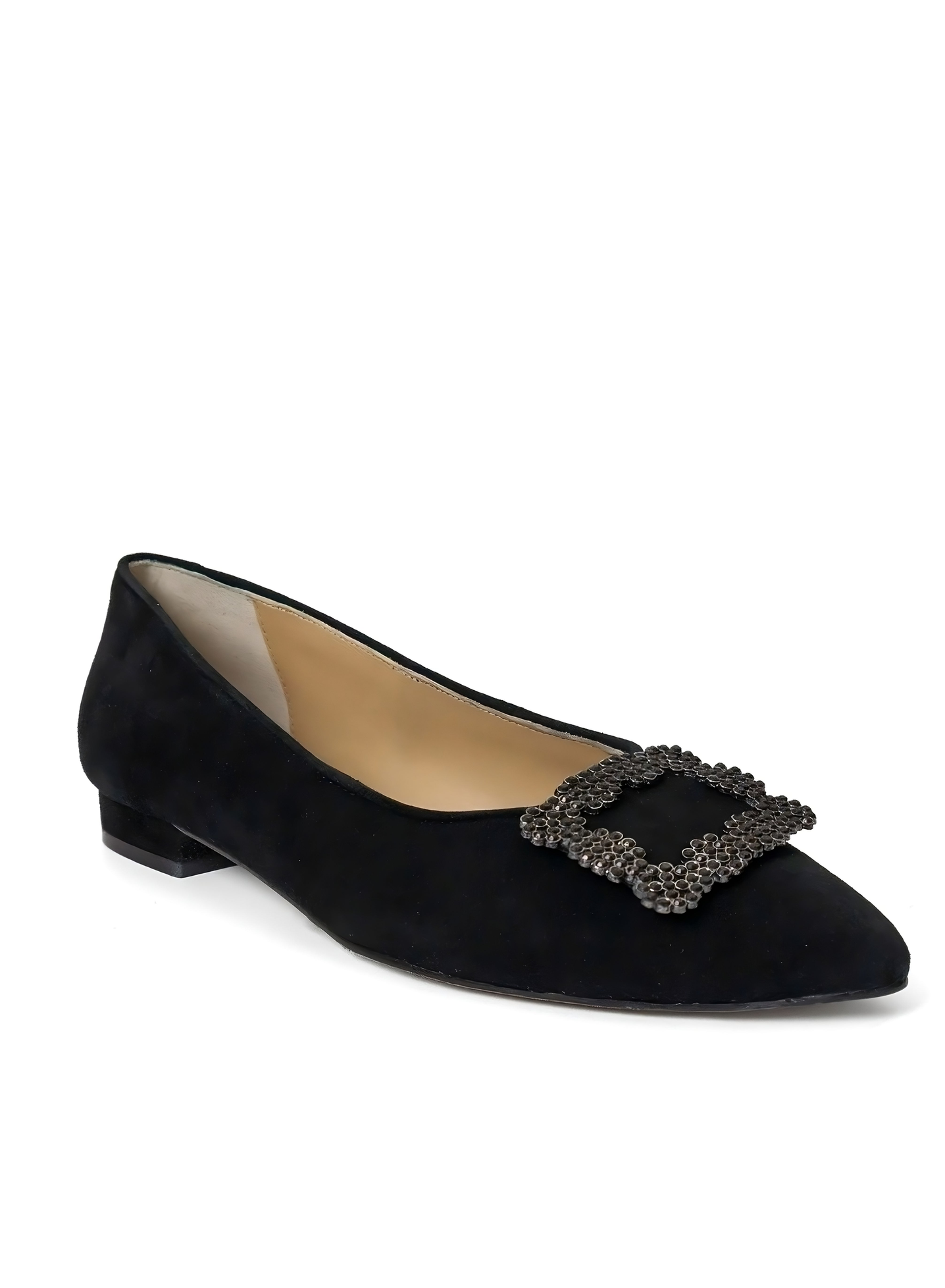 Menina Step Tiara Noir Flat, Alternate, color, Black