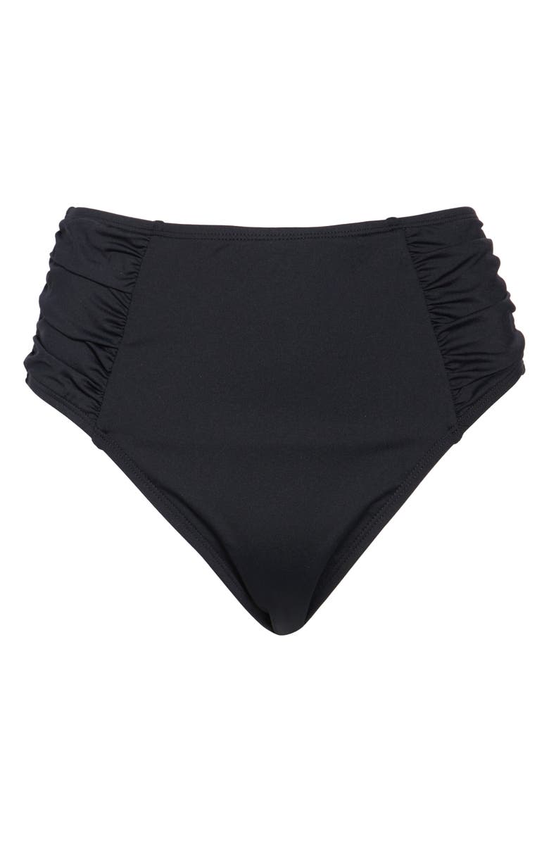 La Blanca High Waist Bikini Bottoms, Alternate, color, 