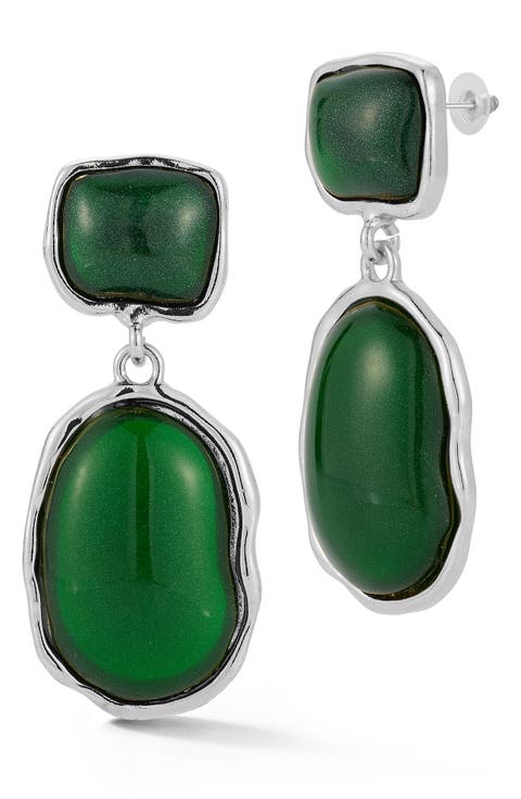 Resin Drop Earrings
