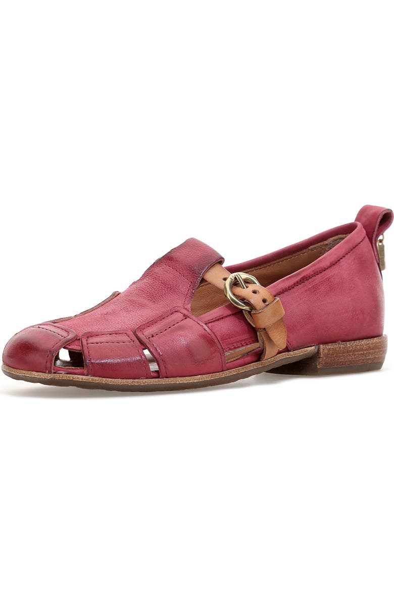 A.S.98 Zoie Cutout Flat, Main, color, Cranberry