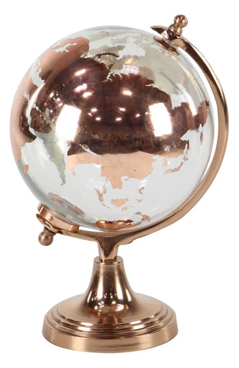 Coppertone Aluminum & Glass Globe