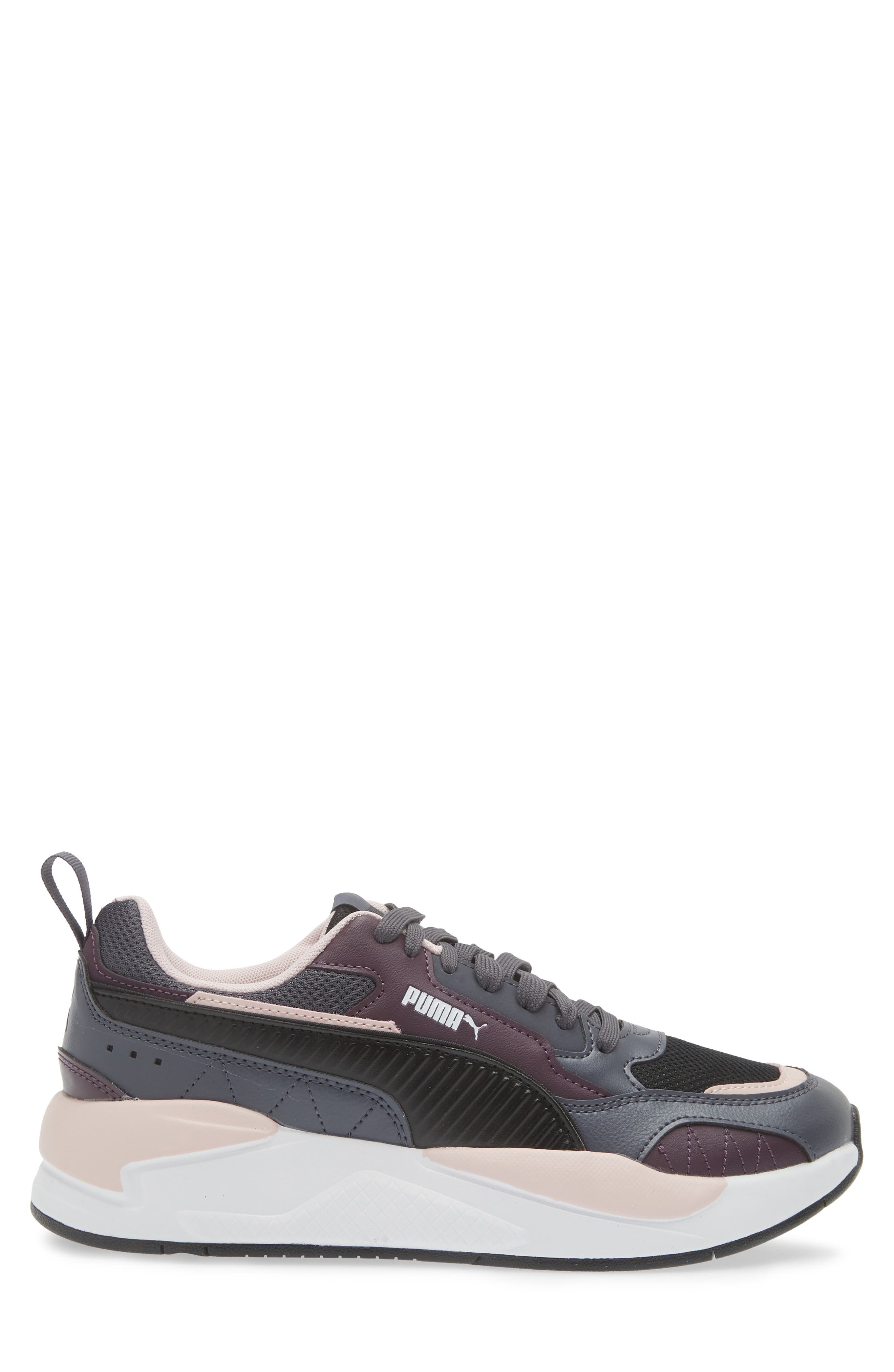 PUMA X-Ray 2 Square Sneaker, Alternate, color, Galactic Gray-Black-Plum-Mauve