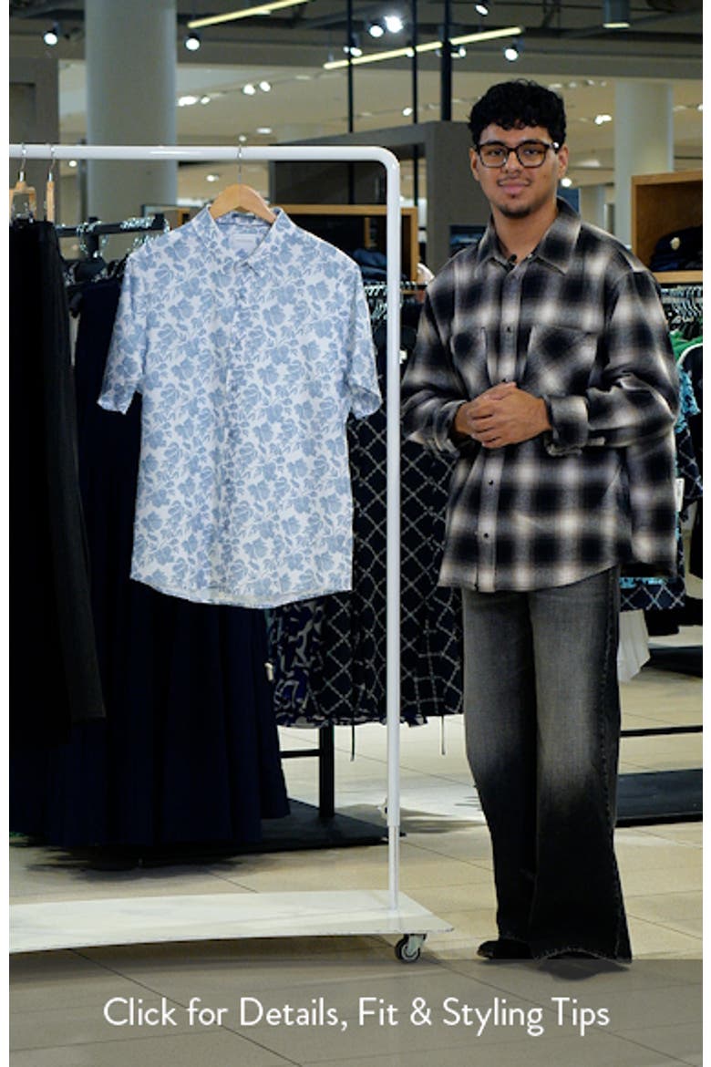 Lucien Floral Short Sleeve Button-Up Shirt video
