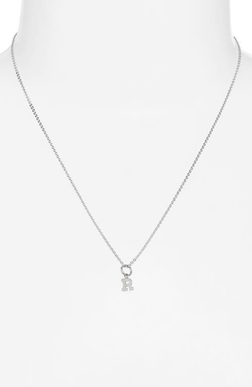 Nashelle Initial Pendant Necklace In Sterling Silver - R
