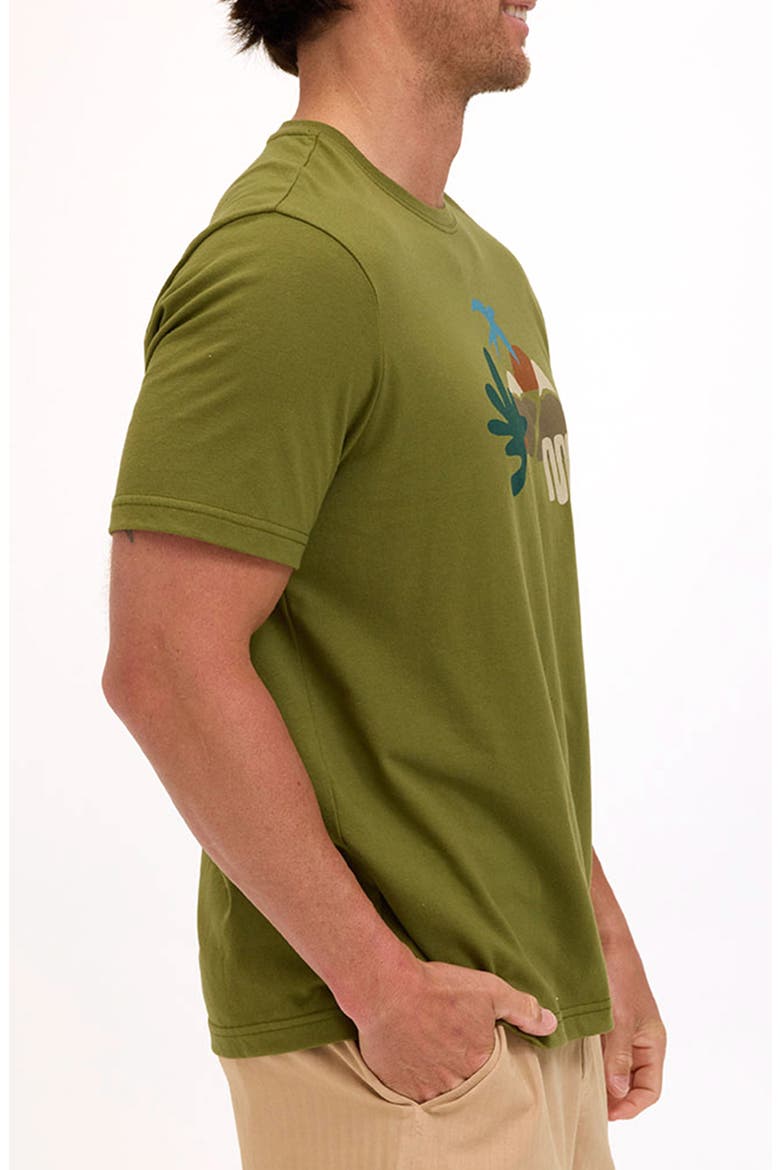 Soaring Nature Graphic T-Shirt, Alternate, color, KELP