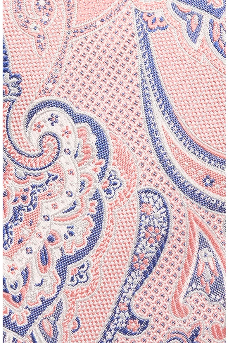 Paisley Silk Tie, Alternate, color, MELON