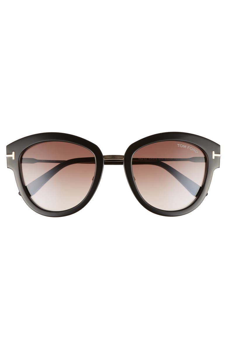 TOM FORD Mia 55mm Cat Eye Sunglasses, Alternate, color,