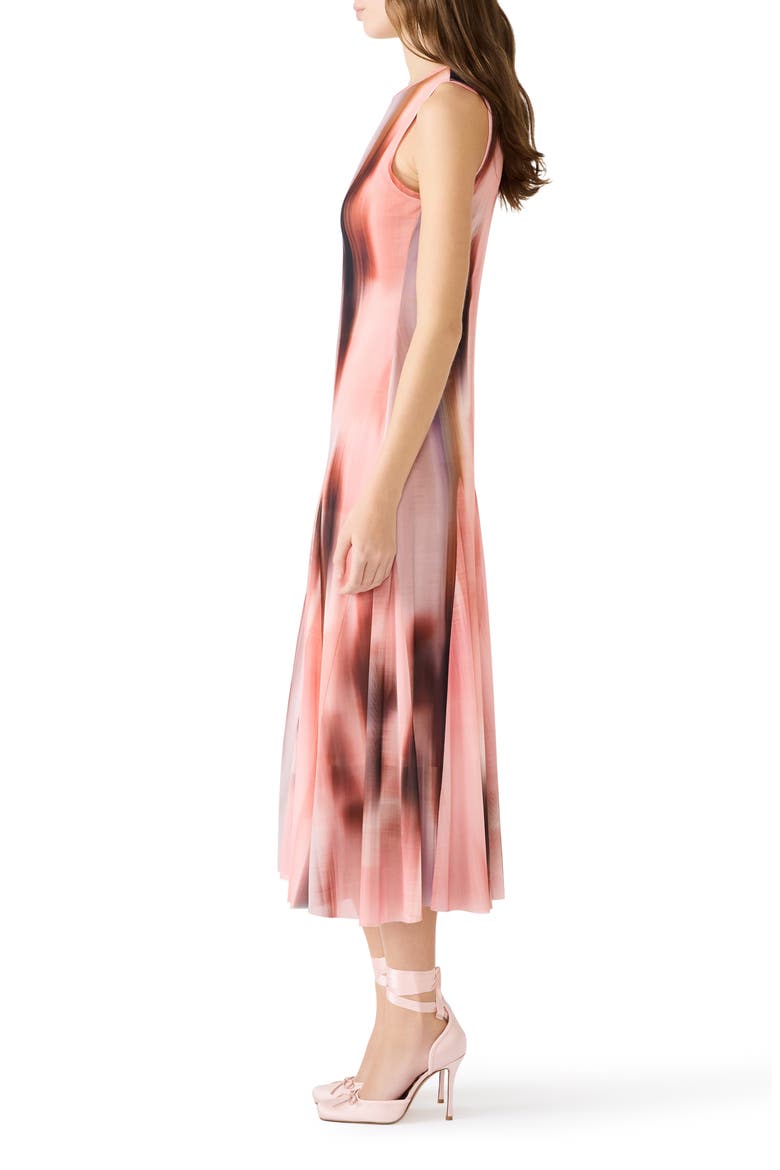 Marenne Pleated Midi Dress, Alternate, color, DUSTY ROSE