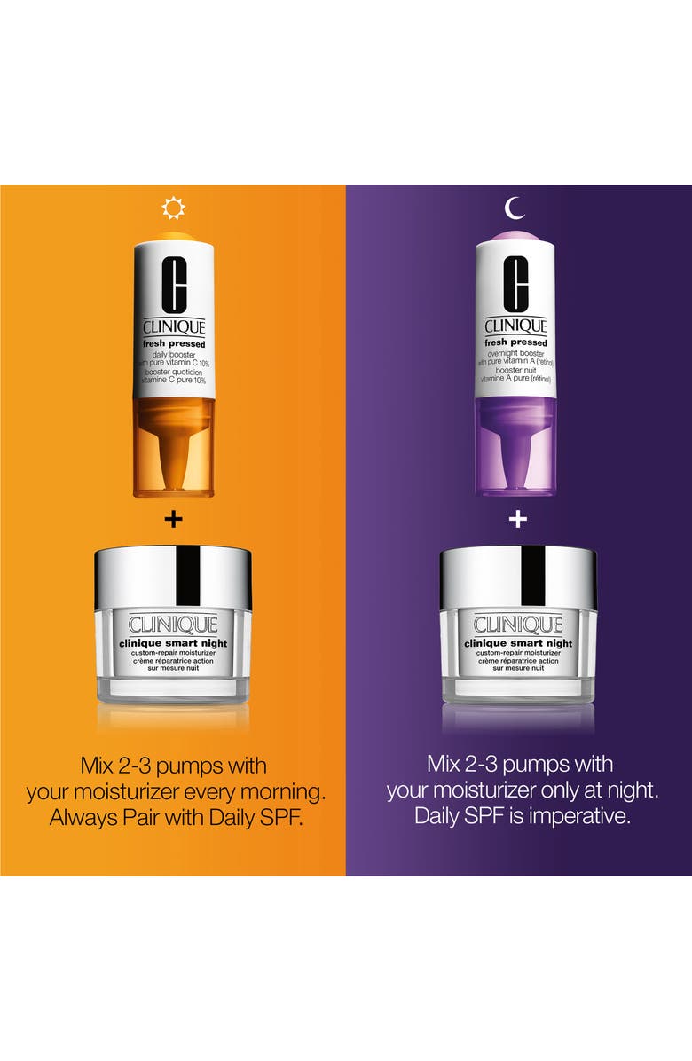 Clinique Fresh Pressed Clinical Daily + Overnight Boosters, Alternate, color, 