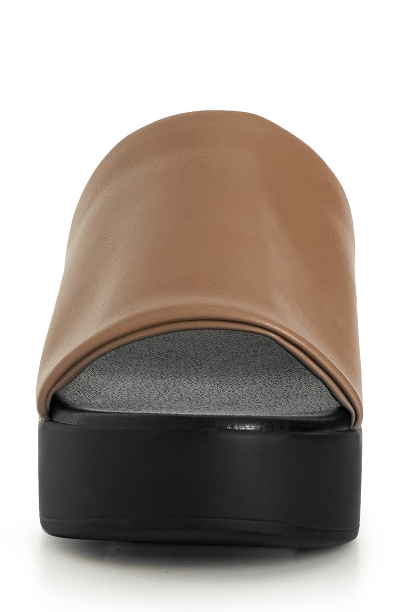 City Chic Flatform Luna Slide Sandal, Alternate, color, Beige