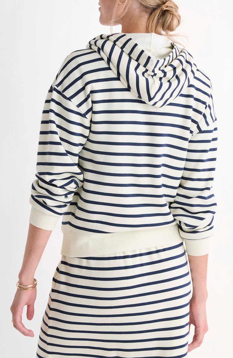 vineyard vines Dreamcloth Hoodie, Alternate, color, Stripe Nautical Navy
