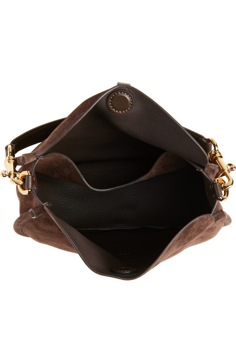 Etro Belted Suede Hobo Bag, Alternate, color,