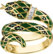 FZN Snake Cubic Zirconia Ring