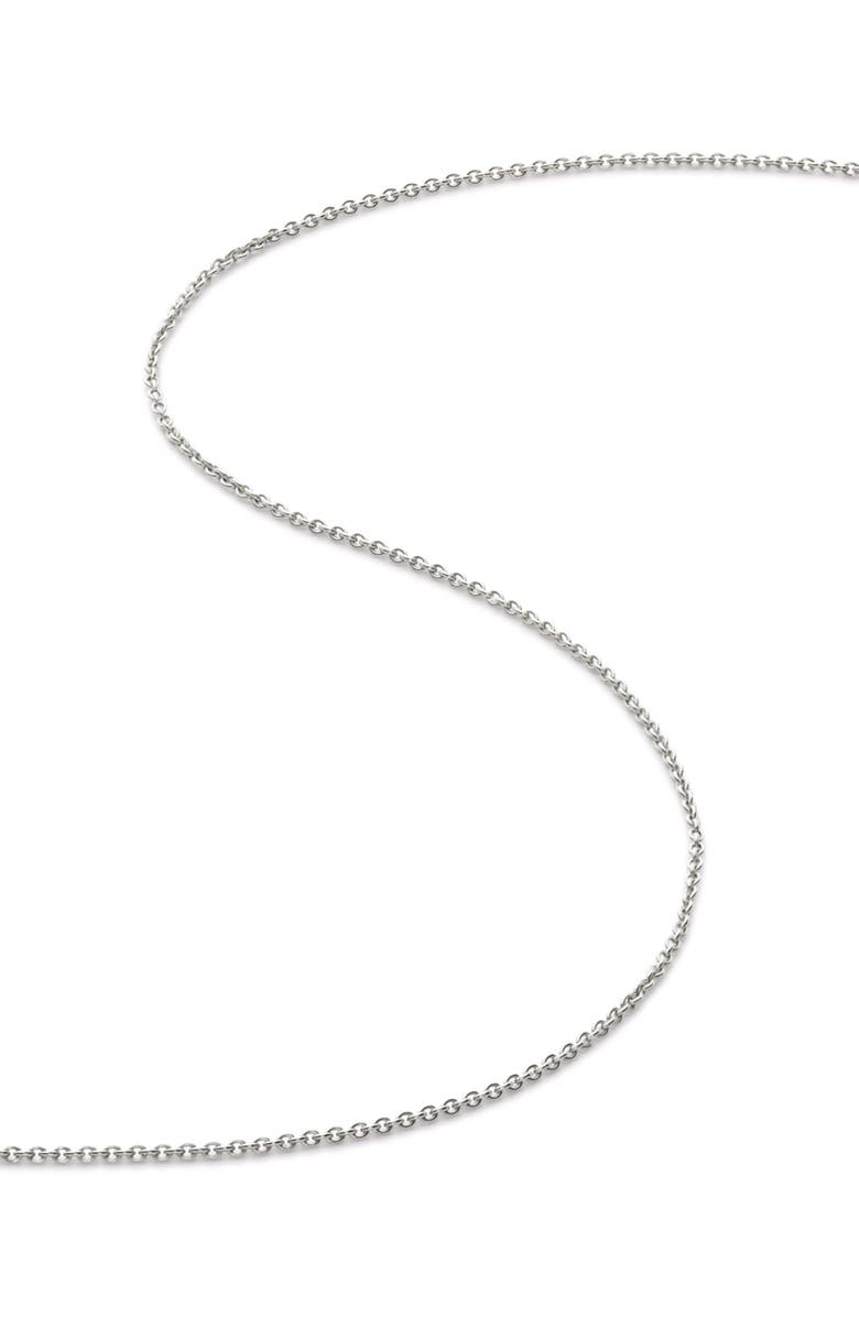 Ana Luisa Dainty Chain Necklace, Alternate, color, White Gold