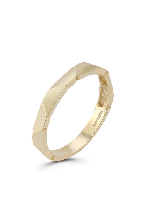 Angled Band Ring