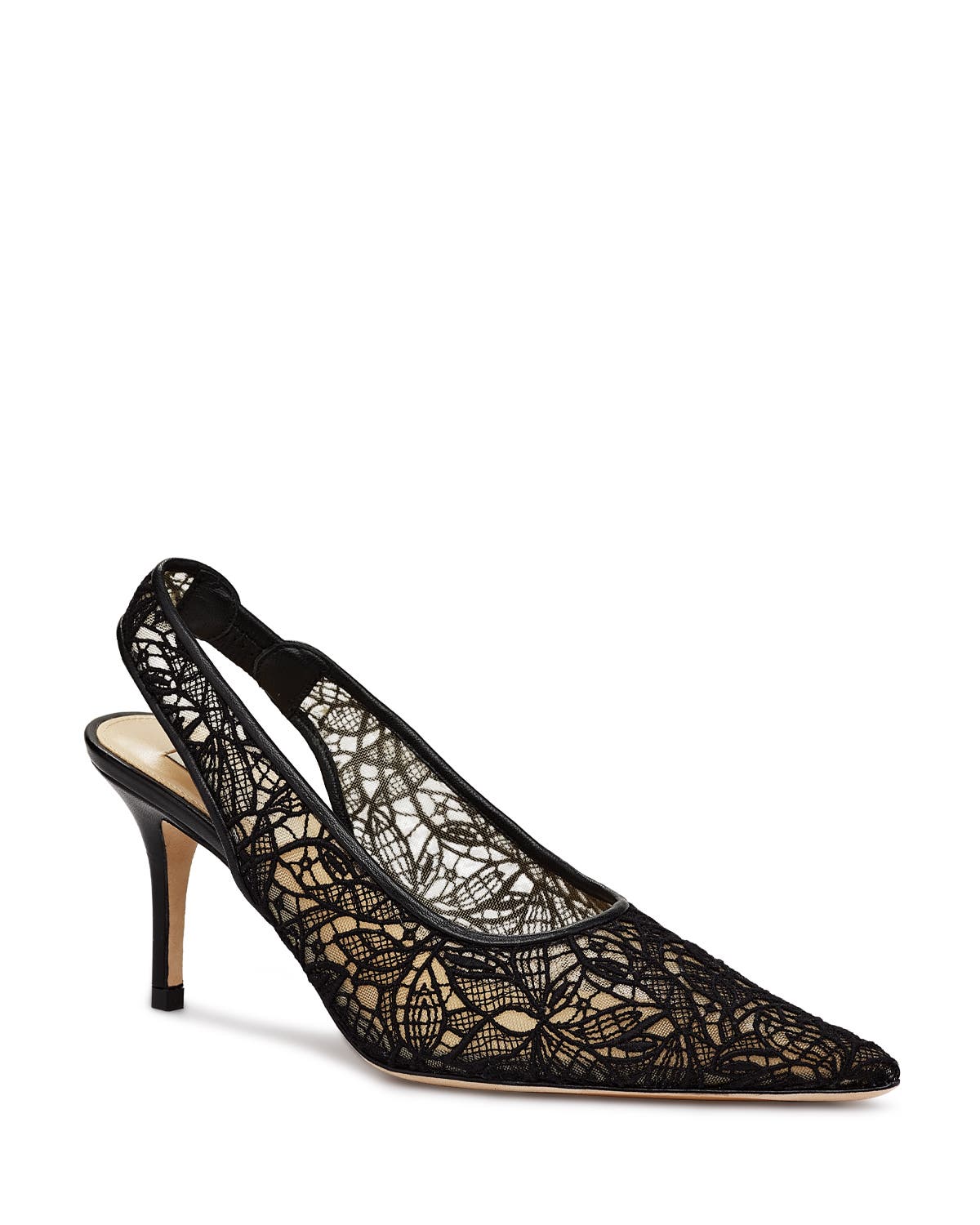 Positano 75 Slingback Pump, Alternate, color, Black