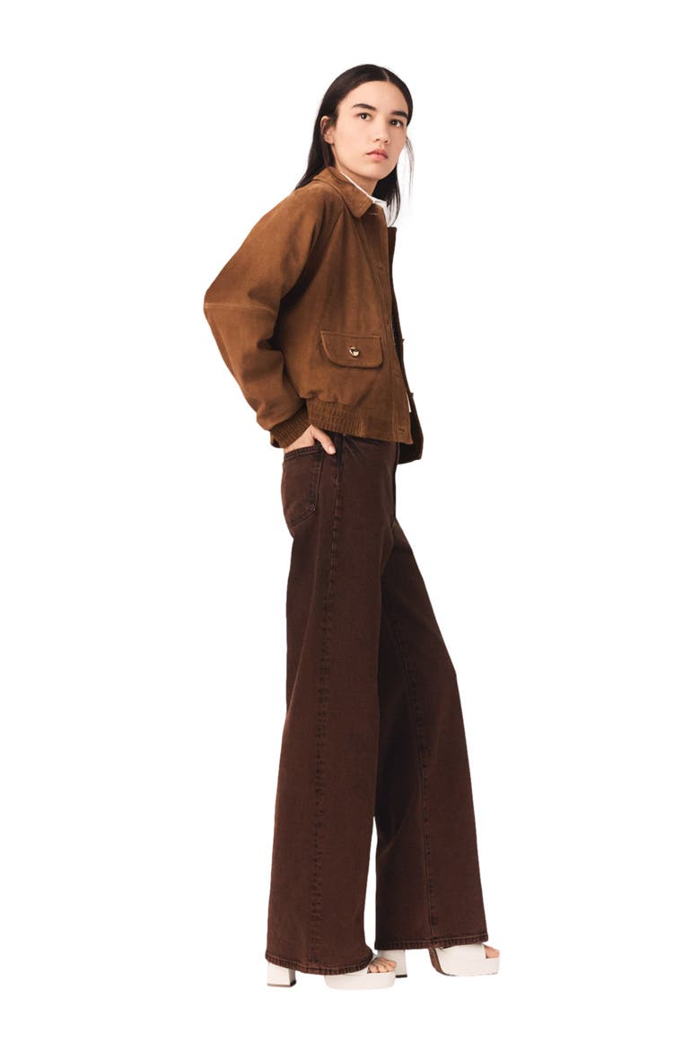 Bootcut jeans with chain, Alternate, color, Brown