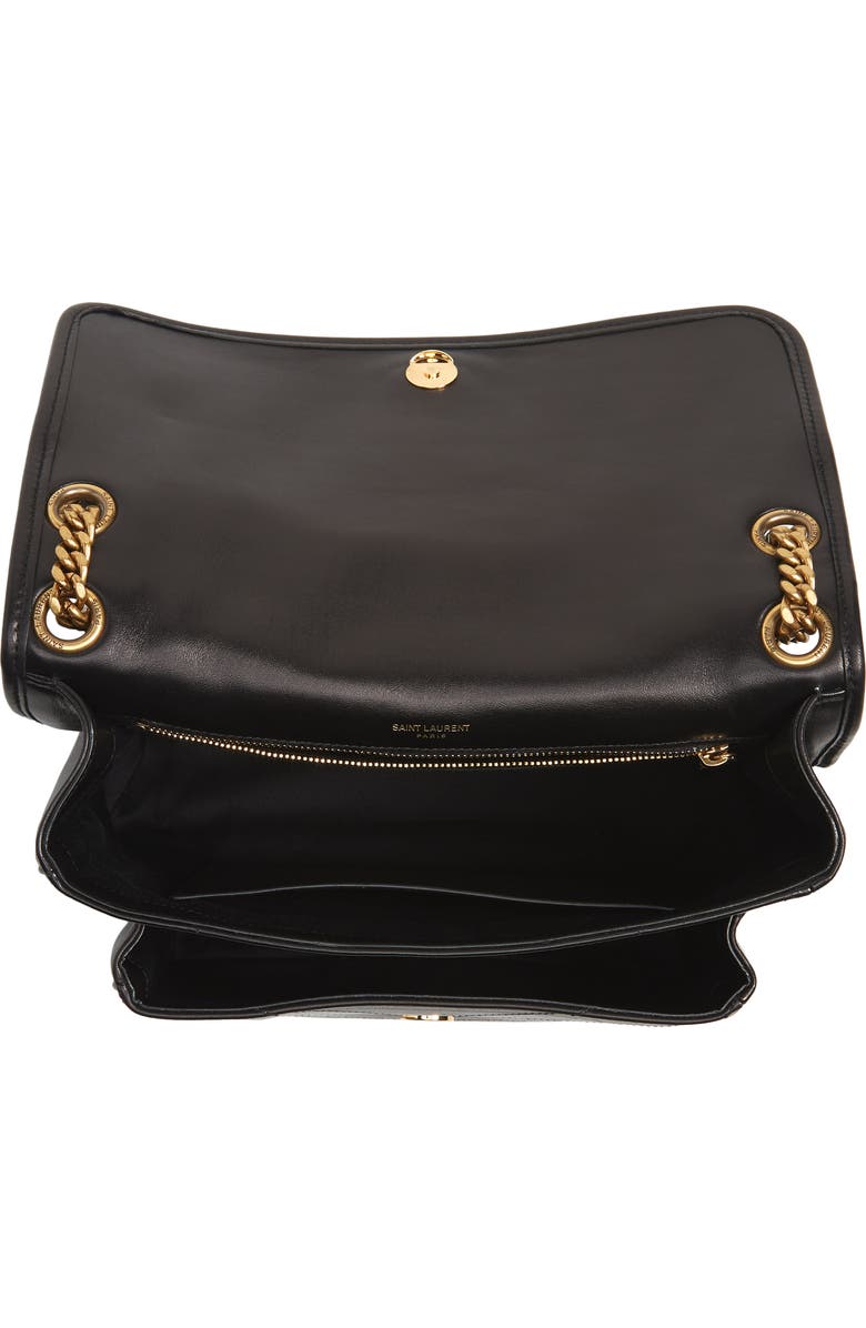 Saint Laurent Medium Niki Lambskin Leather Shoulder Bag, Alternate, color,
