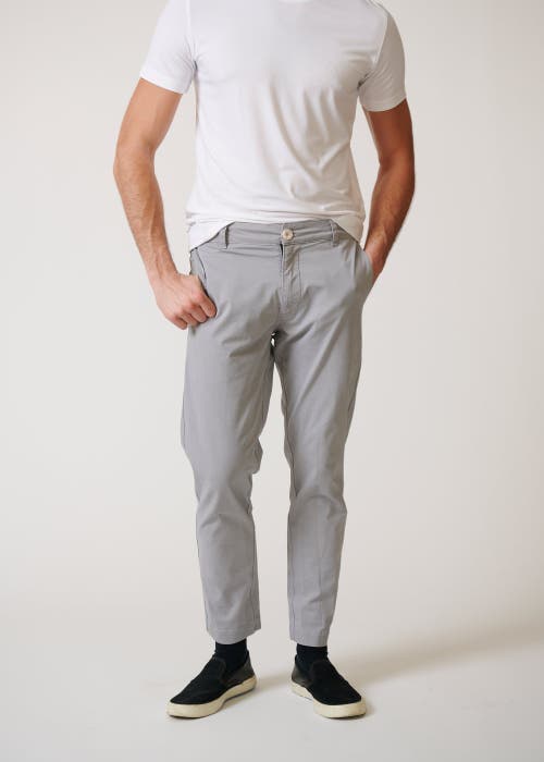 Leisure Lab Stretch Cotton Chino Pant In Acqua