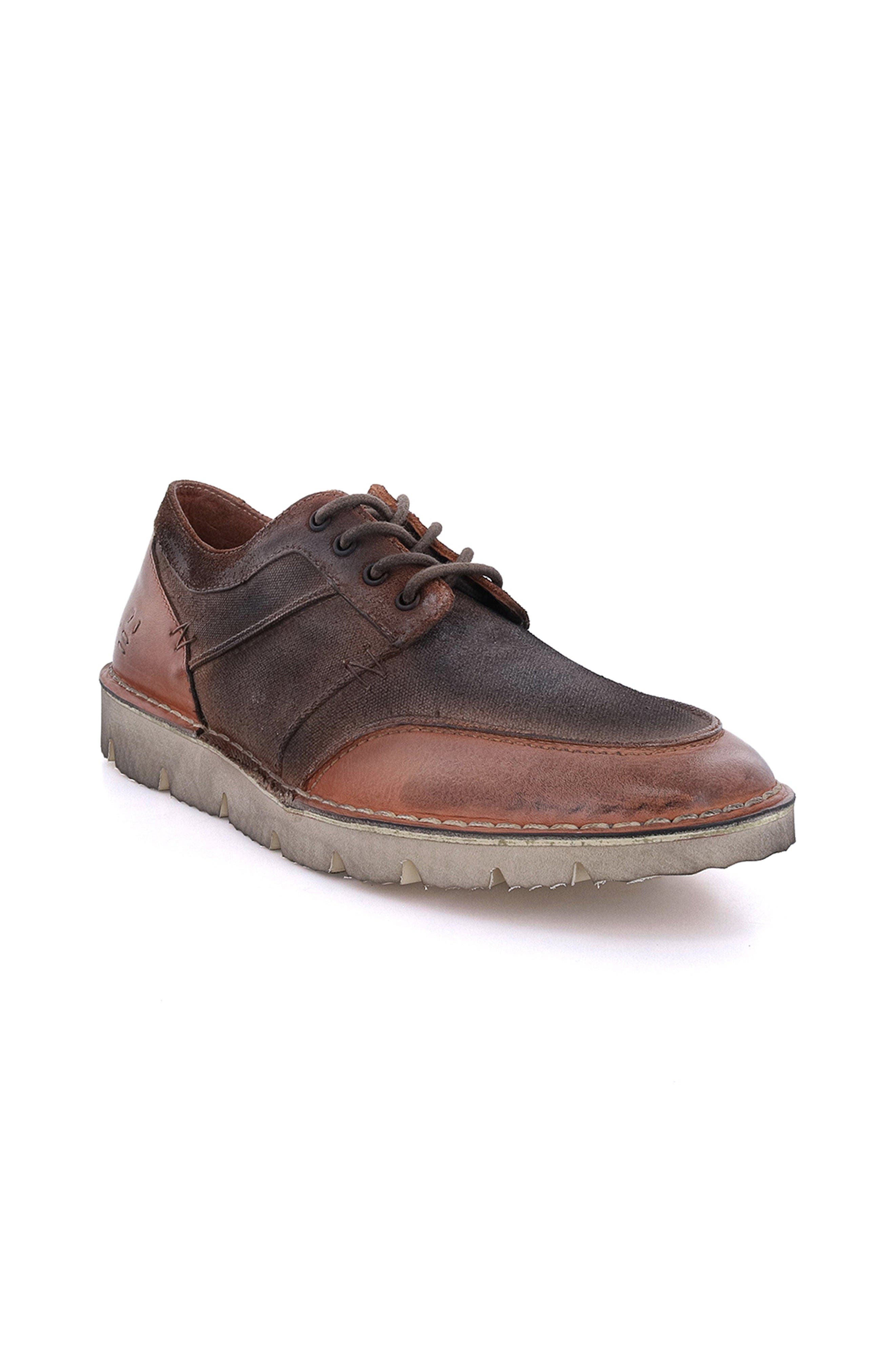 ROAN Fenton Sneaker, Main, color, Pecan Mixed Materials Handdyed