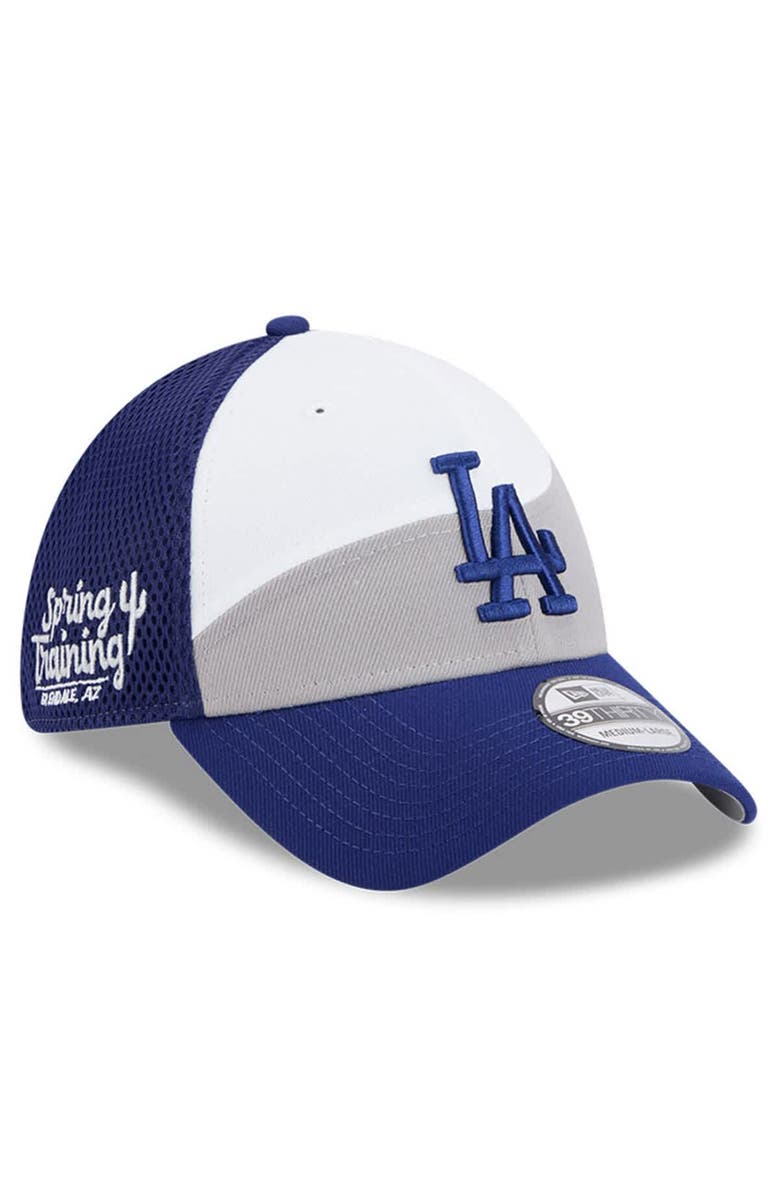 New Era Men's New Era Gray/Royal Los Angeles Dodgers 2025 Spring Training 39THIRTY Flex Hat, Alternate, color, Gray