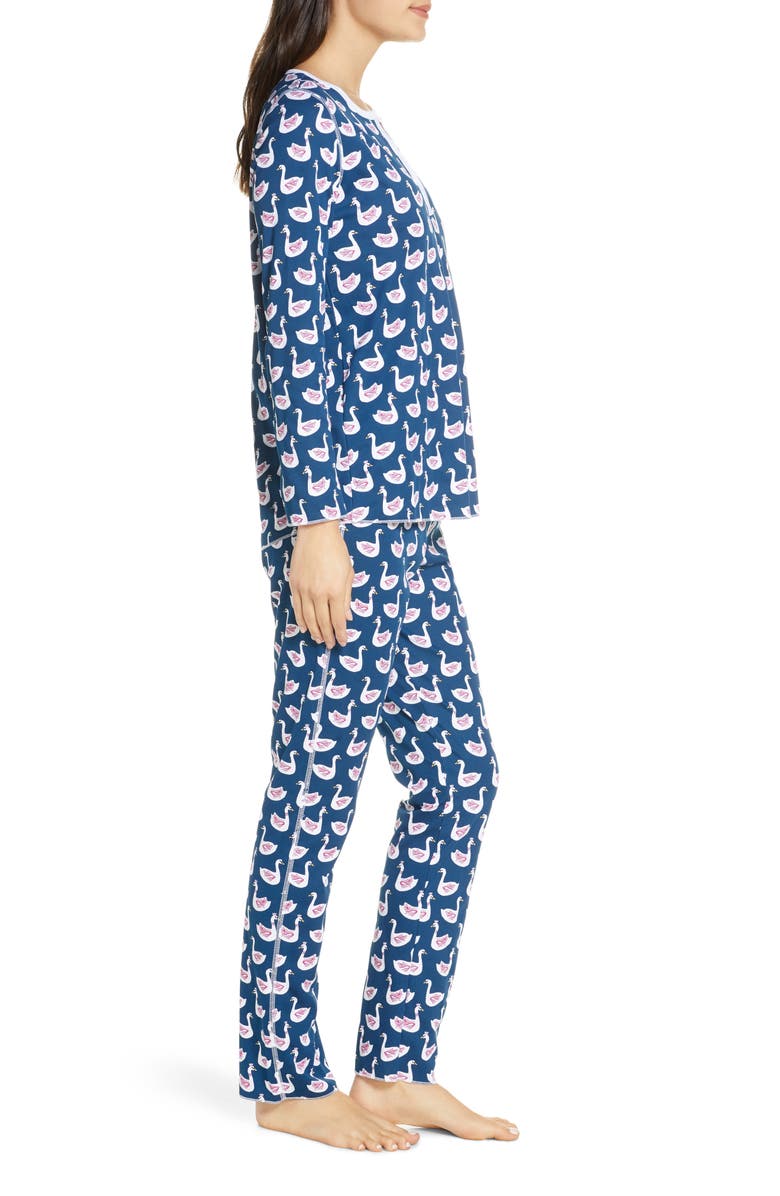 Roller Rabbit Pond Royals Pajamas, Alternate, color, 