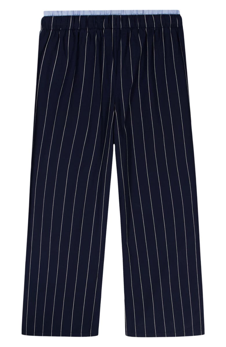 Tommy Hilfiger Kids' Yarn Dyed Pinstripe Lounge Pants, Alternate, color, Navy