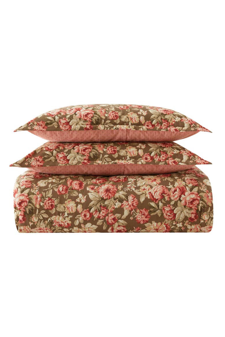 Bloomsbury 3-Piece King Comforter & Sham Set, Main, color, BROWN